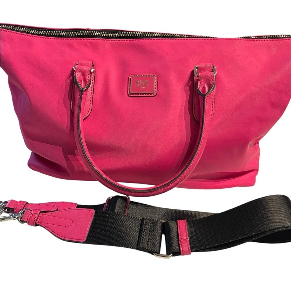 DKNY Pink Tote Bag with Detachable Strap